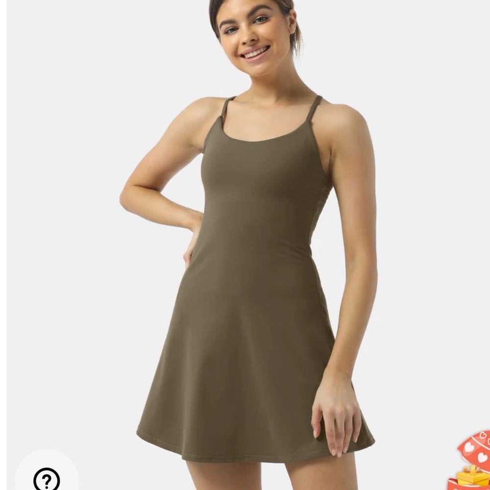 Halara Everyday Cloudful® 2-in-1 Flare Activity Dress-Wannabe